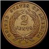 Image 2 : 1868 Two Cent Piece CHOICE AU