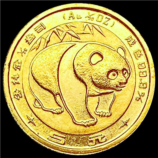1983 China 1/20th oz Gold Panda UNCIRCULATED