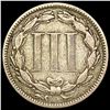 Image 2 : 1872 Nickel Three Cent LIGHTLY CIRCULATED