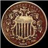 Image 1 : 1866 Shield Nickel LIGHTLY CIRCULATED