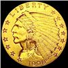 Image 1 : 1908 $2.50 Gold Quarter Eagle CLOSELY UNCIRCULATED