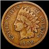 Image 1 : 1908-S Indian Head Cent NICELY CIRCULATED