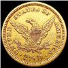 Image 2 : 1861 $2.50 Gold Quarter Eagle UNCIRCULATED