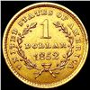 Image 2 : 1852 Rare Gold Dollar UNCIRCULATED