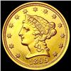 Image 1 : 1899 $2.50 Gold Quarter Eagle UNCIRCULATED