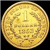 Image 2 : 1853 Ty I Rare Gold Dollar CLOSELY UNCIRCULATED