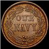 Image 2 : 1863 Navy Patriotic Civil War Token CLOSELY UNCIRCULATED