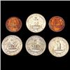 Image 2 : [6] 1909 VDB-1948-S [2] Wheat 1C, [4] Silver Washington 25C HIGH GRADE