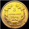 Image 2 : 1854 $3 Gold Piece NICELY CIRCULATED