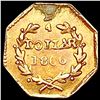 Image 2 : 1866 BG-708 Octagonal California Gold Quarter HIGH GRADE