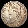 Image 1 : 1833 Rainbow Toned Capped Bust Half Dollar NICELY CIRCULATED