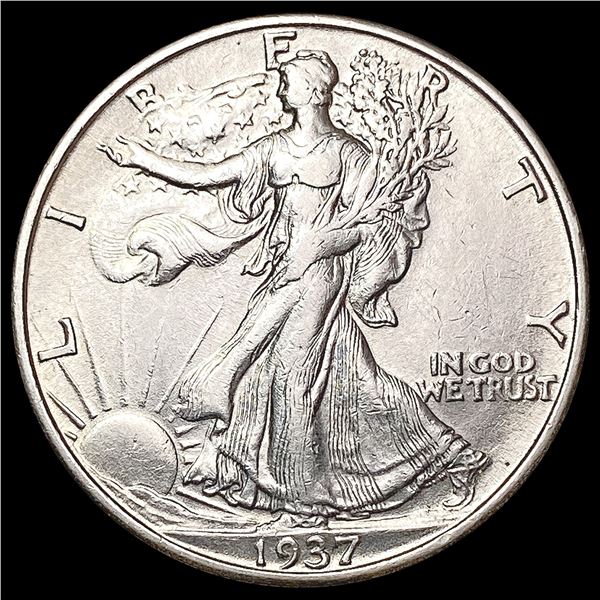 1937-S Walking Liberty Half Dollar CLOSELY UNCIRCULATED