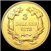 Image 2 : 1878 $3 Gold Piece CLOSELY UNCIRCULATED