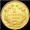 Image 2 : 1854 Rare Gold Dollar CLOSELY UNCIRCULATED