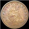 Image 1 : 1876 Seated Liberty Quarter NEARLY UNCIRCULATED
