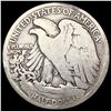 Image 2 : 1921 Walking Liberty Half Dollar NICELY CIRCULATED