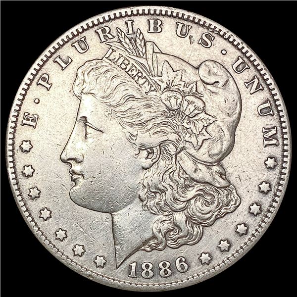 1886-S Morgan Silver Dollar NEARLY UNCIRCULATED