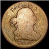 Image 1 : 1808 Draped Bust Half Cent NICELY CIRCULATED