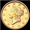 Image 1 : 1853 Ty I Rare Gold Dollar CLOSELY UNCIRCULATED