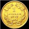 Image 2 : 1857 Ty3 Rare Gold Dollar CLOSELY UNCIRCULATED