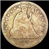 Image 1 : 1860 O Seated Liberty Quarter NICELY CIRCULATED