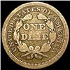 Image 2 : 1853 Seated Liberty Dime NICELY CIRCULATED