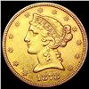 Image 1 : 1878 $5 Gold Half Eagle CLOSELY UNCIRCULATED