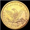 Image 2 : 1861 $2.50 Gold Quarter Eagle UNCIRCULATED