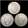 Image 1 : 1923-1927 Peace Dollars (3) HIGH GRADE
