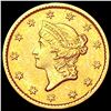 Image 1 : 1853 Rare Gold Dollar NEARLY UNCIRCULATED