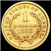 Image 2 : 1853 Rare Gold Dollar NEARLY UNCIRCULATED