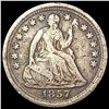 Image 1 : 1857 Seated Liberty Half Dime LIGHTLY CIRCULATED
