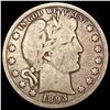 Image 1 : 1893 Barber Half Dollar NICELY CIRCULATED