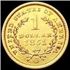 Image 2 : 1851-O Rare Gold Dollar CLOSELY UNCIRCULATED