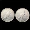 Image 2 : 1934-1935 Peace Dollars (2) HIGH GRADE