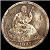 Image 1 : 1837 No Stars Seated Liberty Half Dime NICELY CIRCULATED