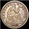 Image 1 : 1845 Seated Liberty Half Dime CLOSELY UNCIRCULATED