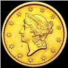 Image 1 : 1852 Rare Gold Dollar CLOSELY UNCIRCULATED