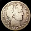 Image 1 : 1897-O Barber Half Dollar NICELY CIRCULATED