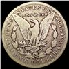 Image 2 : 1890-CC Tailbar Morgan Silver Dollar NICELY CIRCULATED