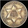 Image 1 : 1855 Silver Three Cent NEARLY UNCIRCULATED