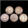 Image 1 : [5] 1893 Columbian Expo Half Dollars [5 Coins] HIGH GRADE