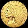 Image 1 : 1911 $2.50 Gold Quarter Eagle CLOSELY UNCIRCULATED