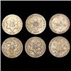 1852-1853 3 Cent Silver Lot [6 Coins] HIGH GRADE