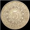 Image 2 : 1867 Shield Nickel LIGHTLY CIRCULATED
