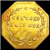 Image 2 : 1870 Octagonal California Gold Half Dollar CLOSELY UNCIRCULATED