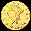 Image 1 : 1871 Round California Gold Quarter CHOICE AU