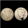 Image 1 : Cull Peace Dollars (2) NICELY CIRCULATED