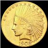 Image 1 : 1908 $10 Gold Eagle CLOSELY UNCIRCULATED