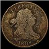 Image 1 : 1808 Draped Bust Half Cent NICELY CIRCULATED